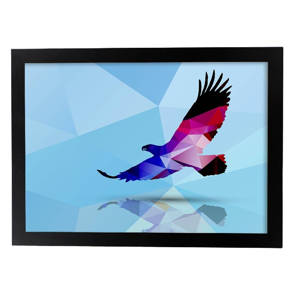 Nacnic Lámina Geométrica De Aguila A Color