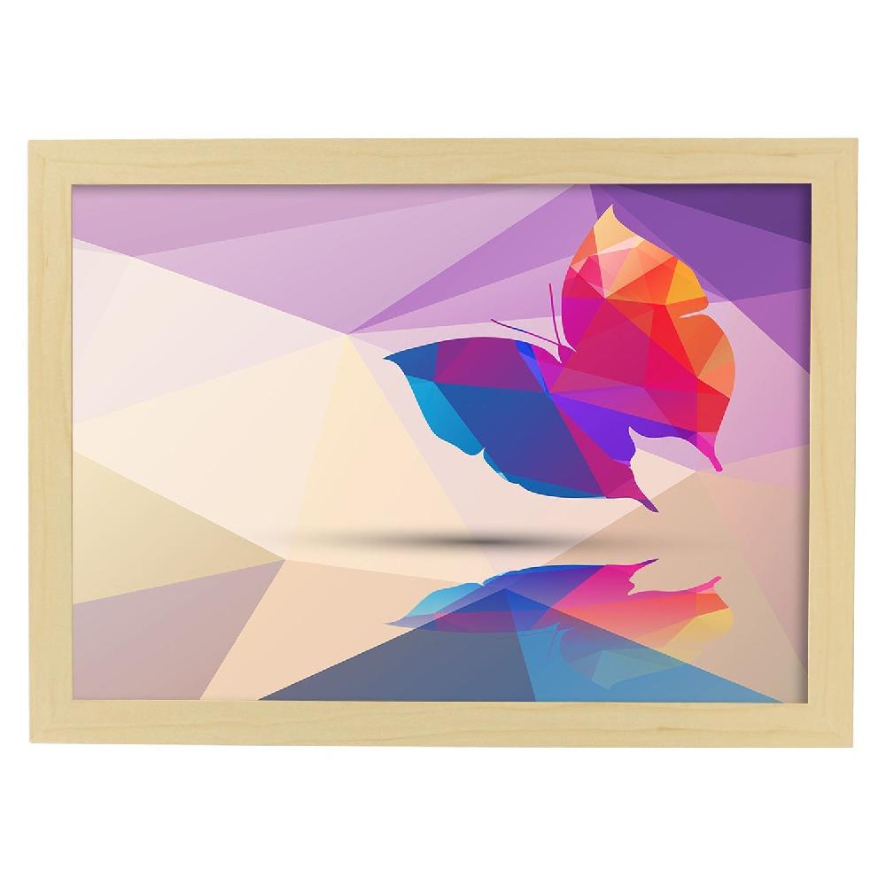 Nacnic Lámina Geométrica De Mariposa En Color