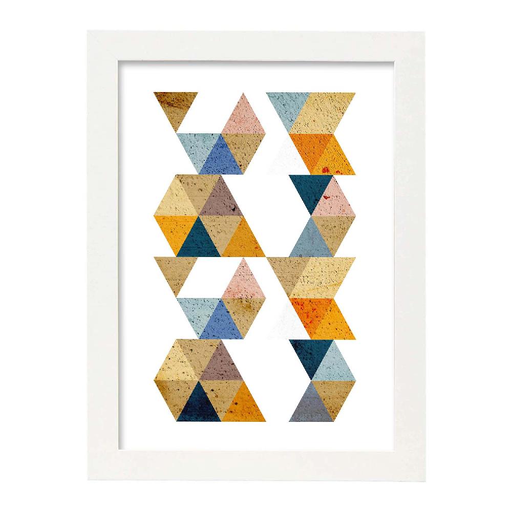 Nacnic Lámina Geométrica De Otoño Colorida