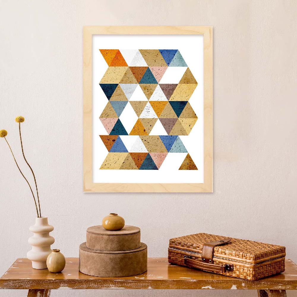 Nacnic Lámina Geométrica Otoño 3 Colorida