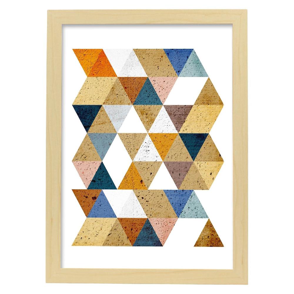 Nacnic Lámina Geométrica Otoño 3 Colorida