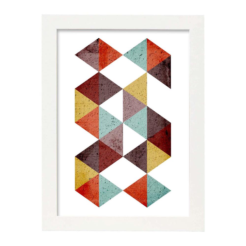 Nacnic Lámina Geométrica Otoño 5 Colorida