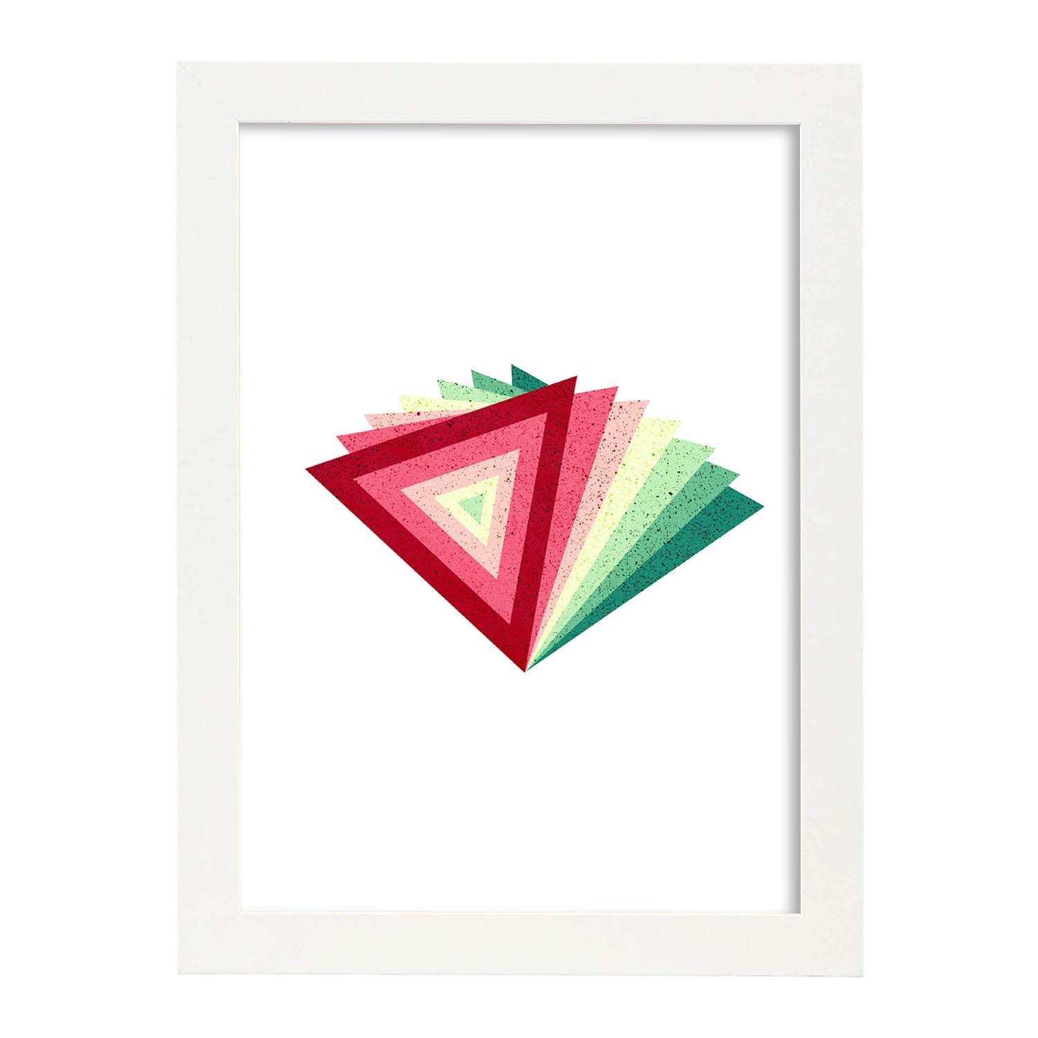 Nacnic Lámina Geométrica Pirámide Colorida