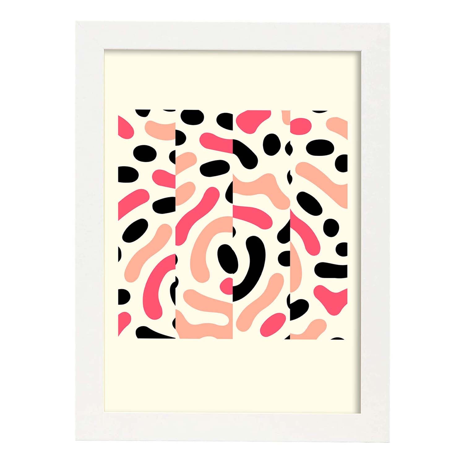 Nacnic Lámina Geométrica Rosa 10 En Tonos Pastel