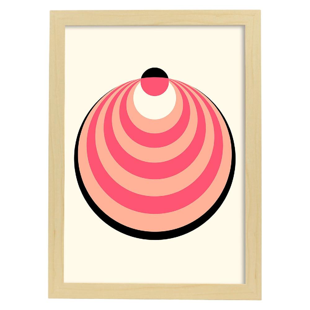 Nacnic Lámina Geométrica Rosa Pastel 8