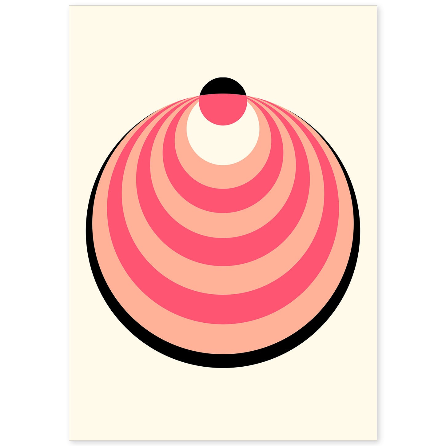 nacnic Lámina Geométrica Rosa Pastel 8