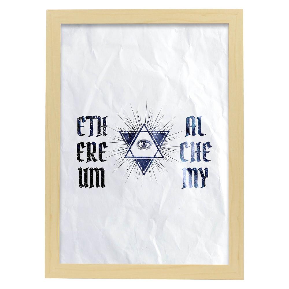 Nacnic Lámina Ilustrada De Alquimia Y Magia Oculta