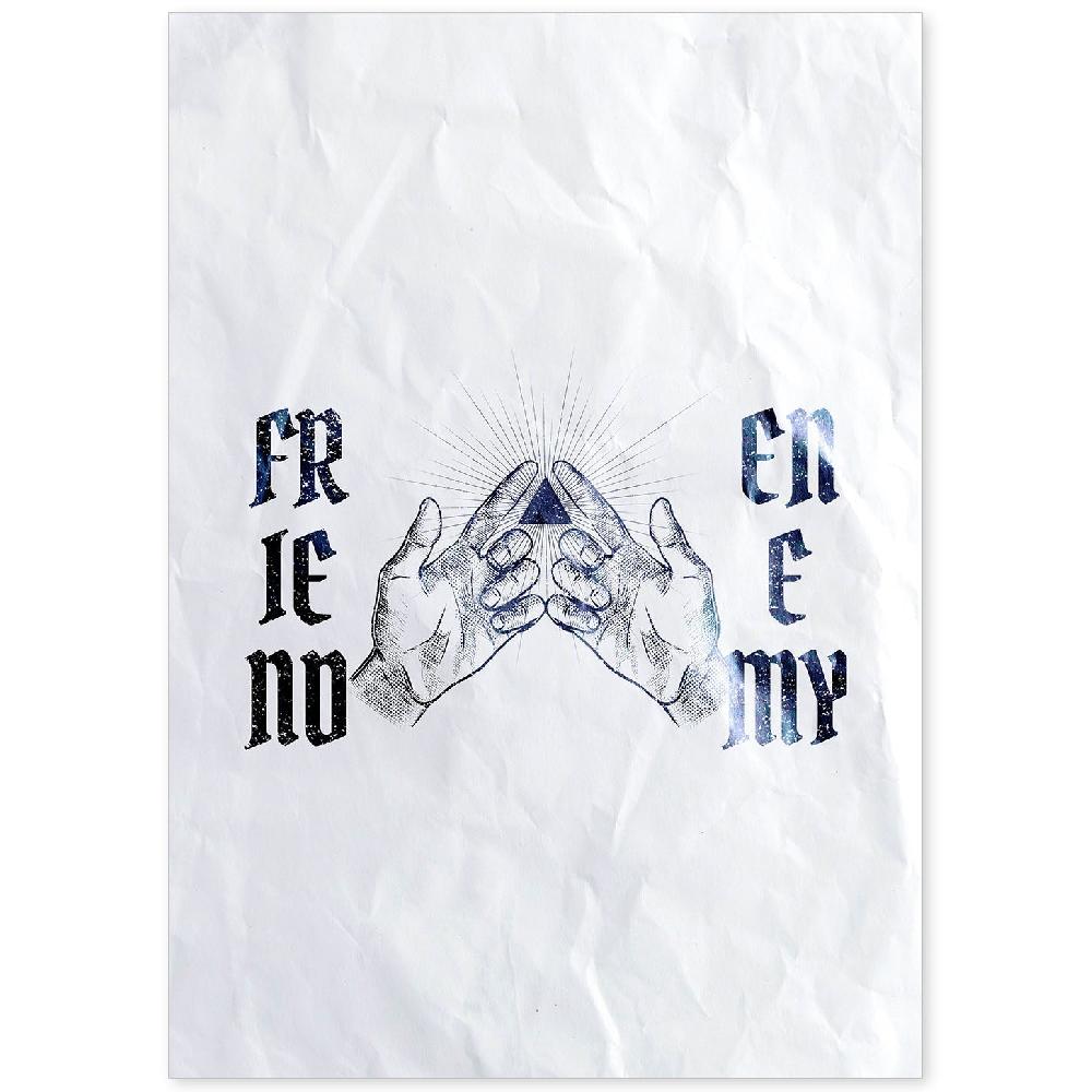 nacnic Lámina Ilustrada de Magia y Ocultismo