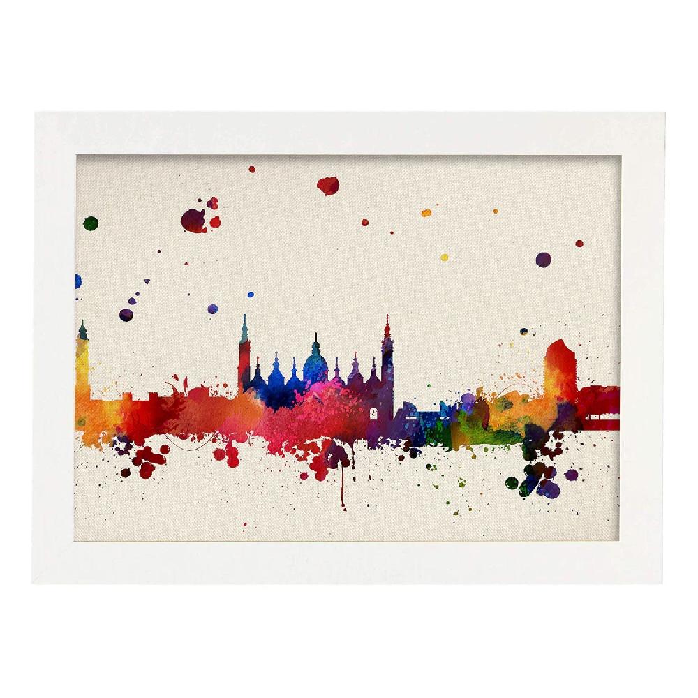 Nacnic Lámina Ilustrada De Zaragoza