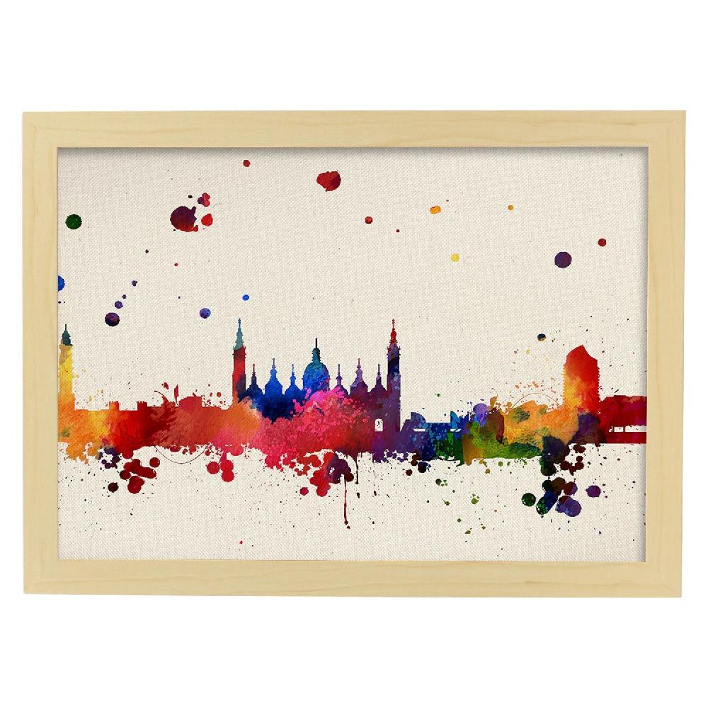 Nacnic Lámina Ilustrada De Zaragoza