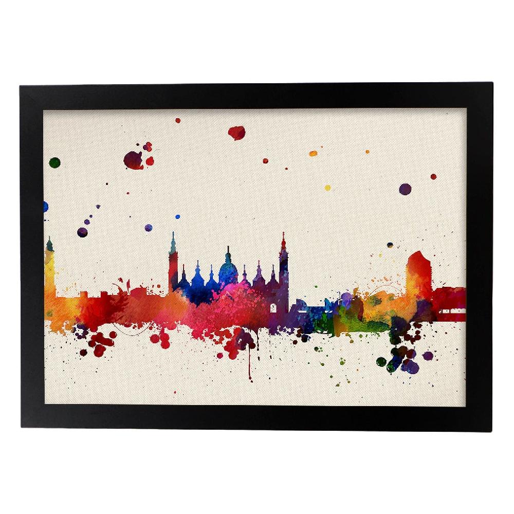 Nacnic Lámina Ilustrada De Zaragoza