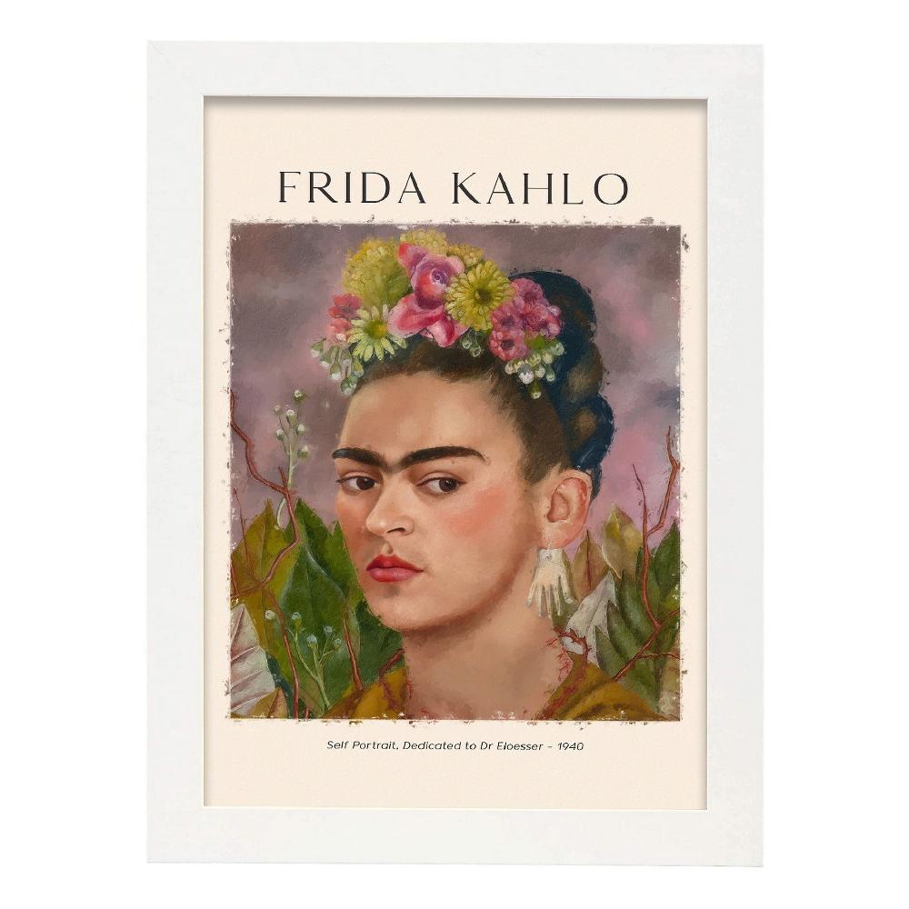 Nacnic Lámina Inspirada En Frida Kahlo