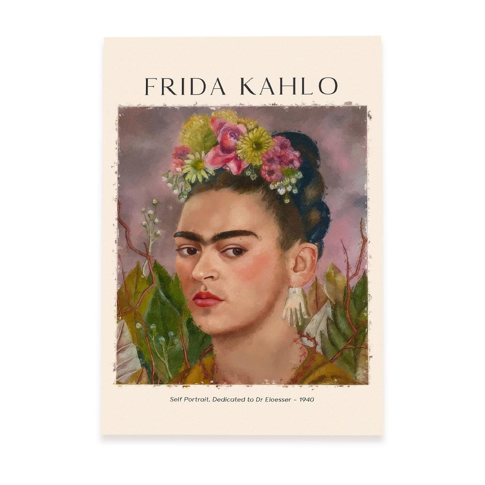 Nacnic Lámina Inspirada En Frida Kahlo