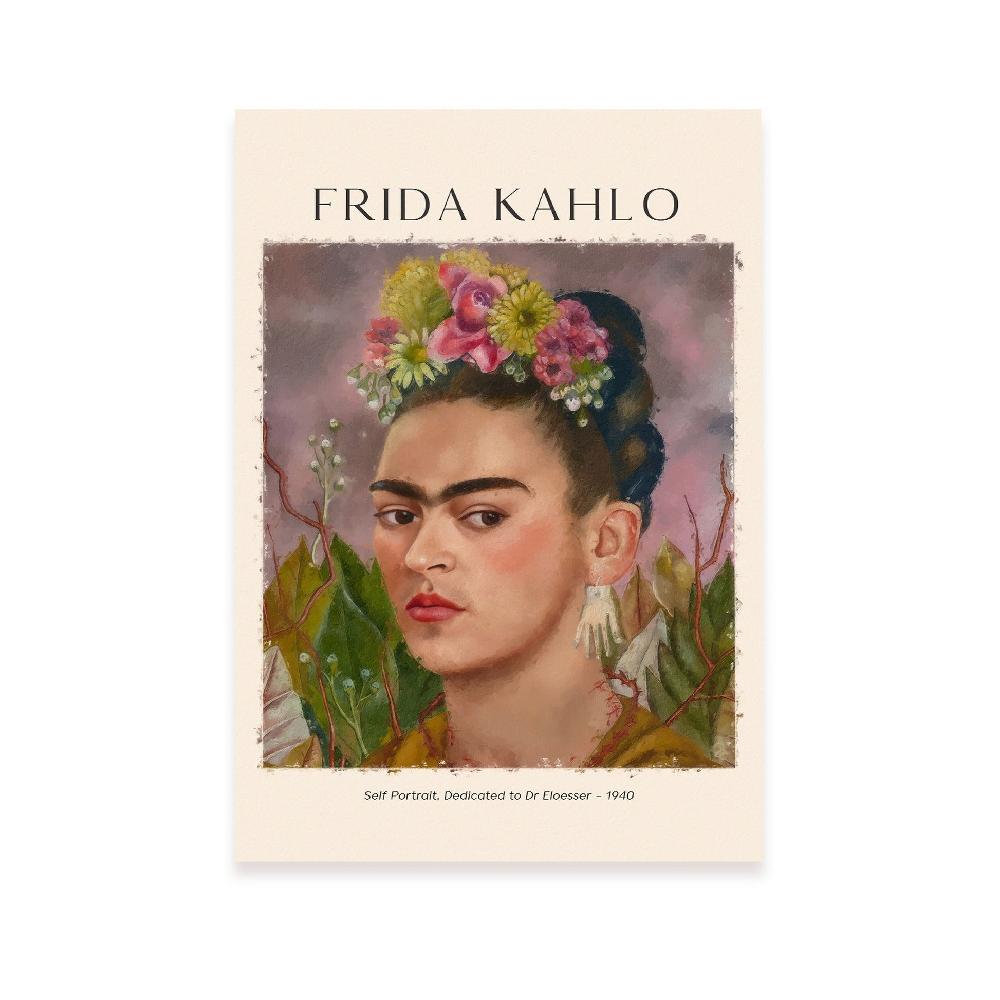 nacnic Lámina inspirada en Frida Kahlo