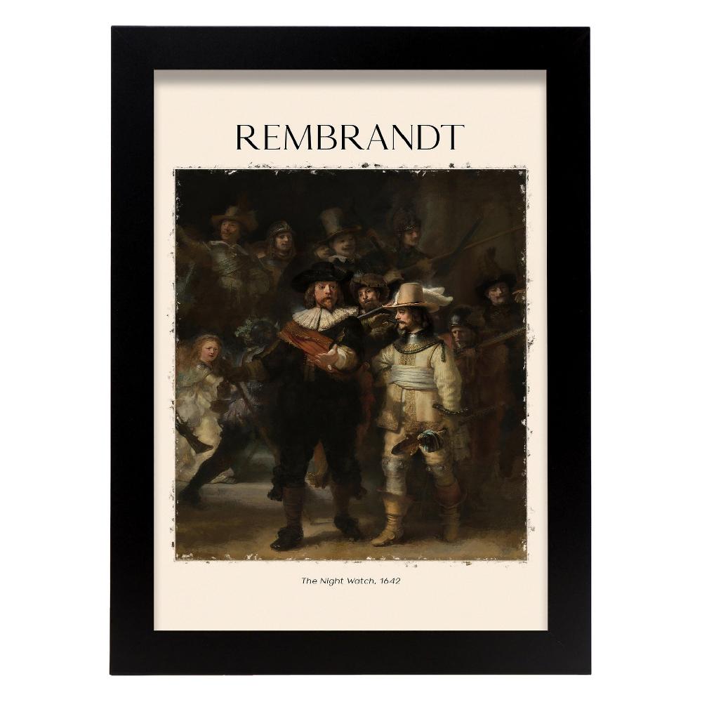 Nacnic Lámina Inspirada En Rembrandt