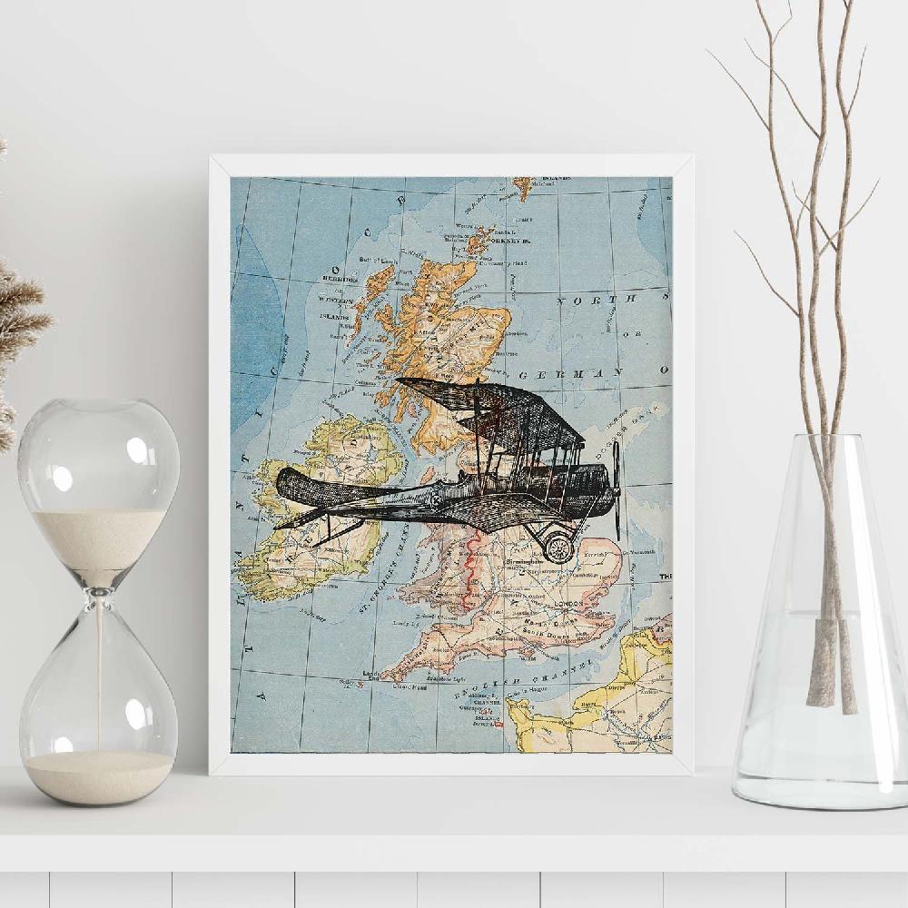 Nacnic Lámina Mapa Imperio Romano 1870