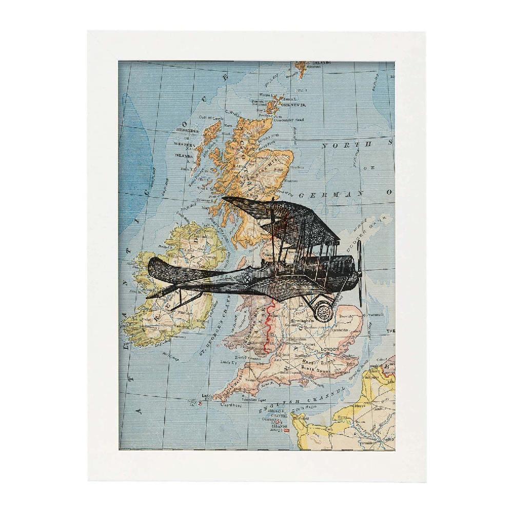 Nacnic Lámina Mapa Imperio Romano 1870