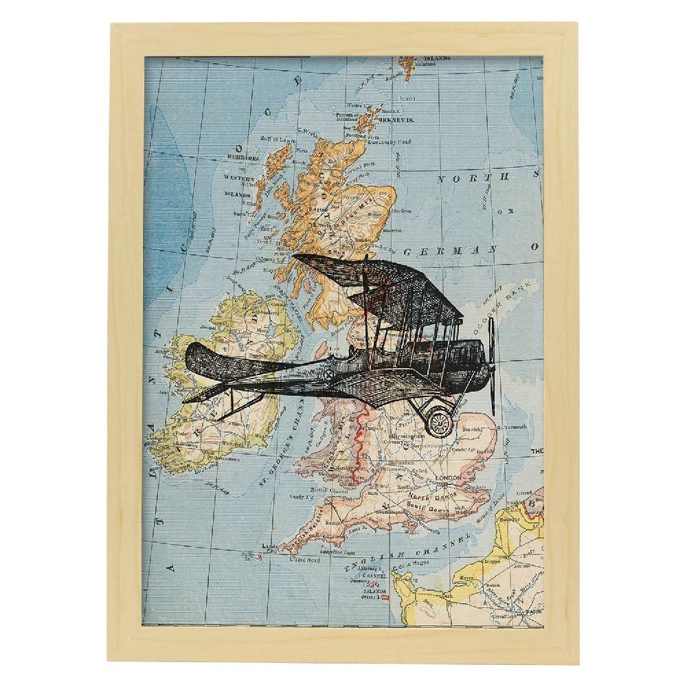 Nacnic Lámina Mapa Imperio Romano 1870