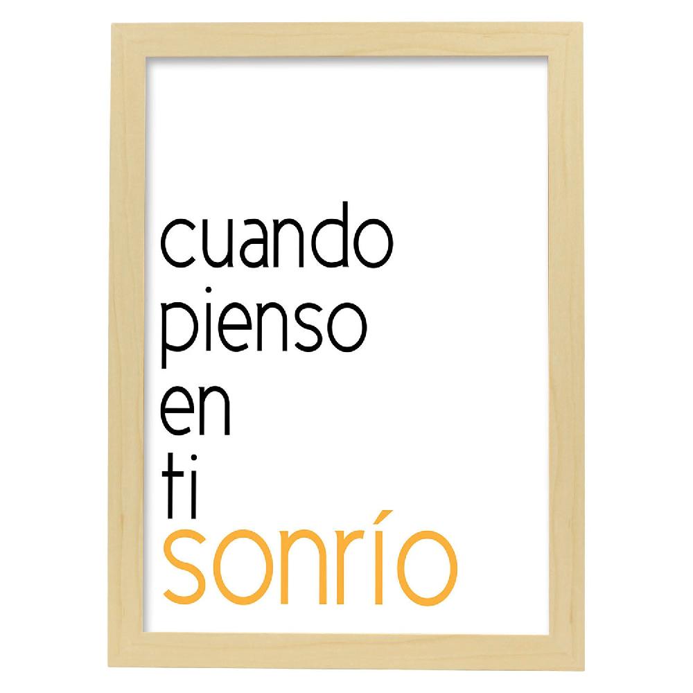 Nacnic Lámina Mensaje Feliz Sonrisa