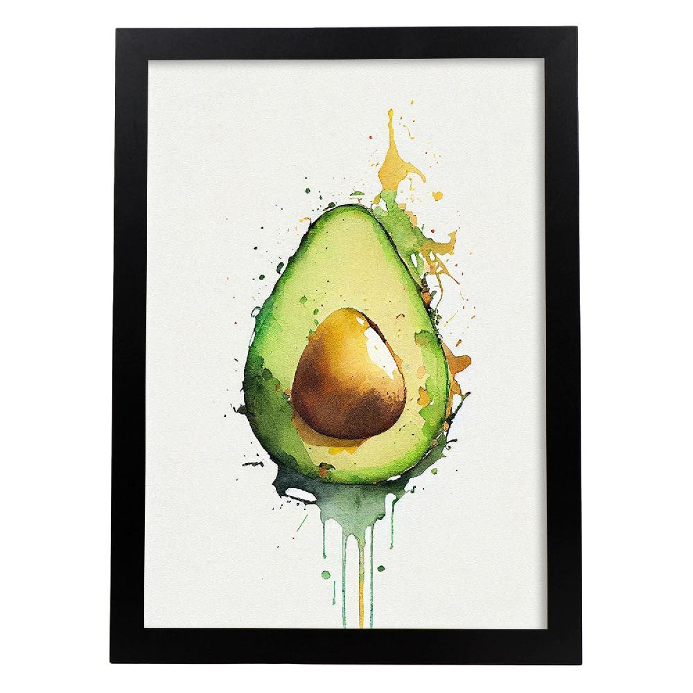 nacnic Lámina Minimalista de Aguacate Nacnic