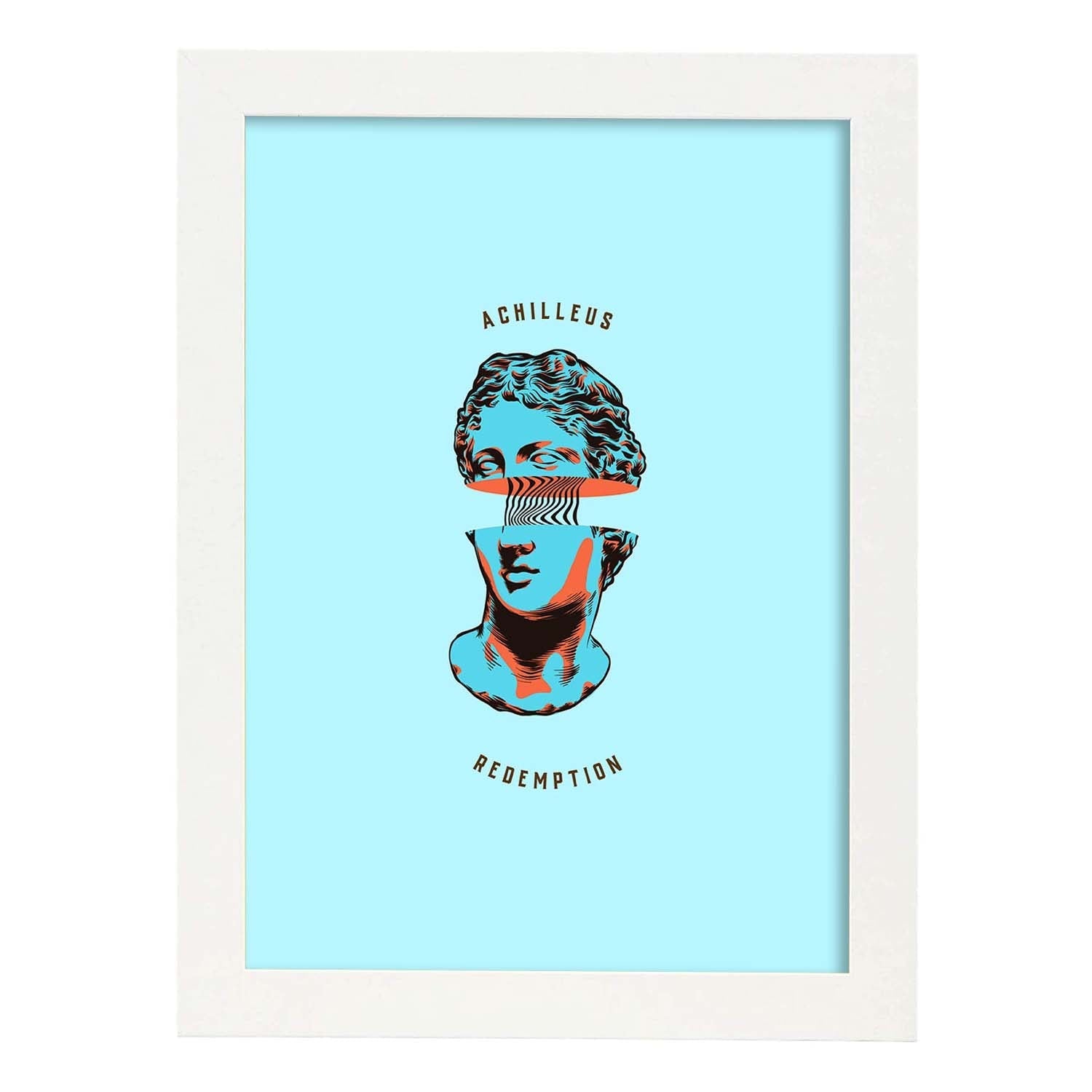 Nacnic Lámina Minimalista De Aquiles