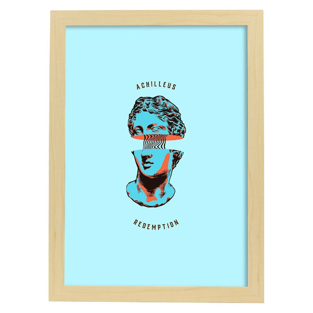 Nacnic Lámina Minimalista De Aquiles