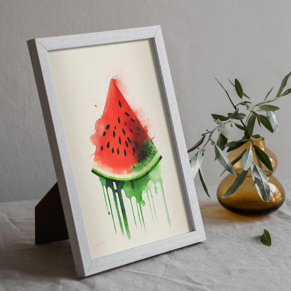 Nacnic Lámina Minimalista De Sandía Nacnic