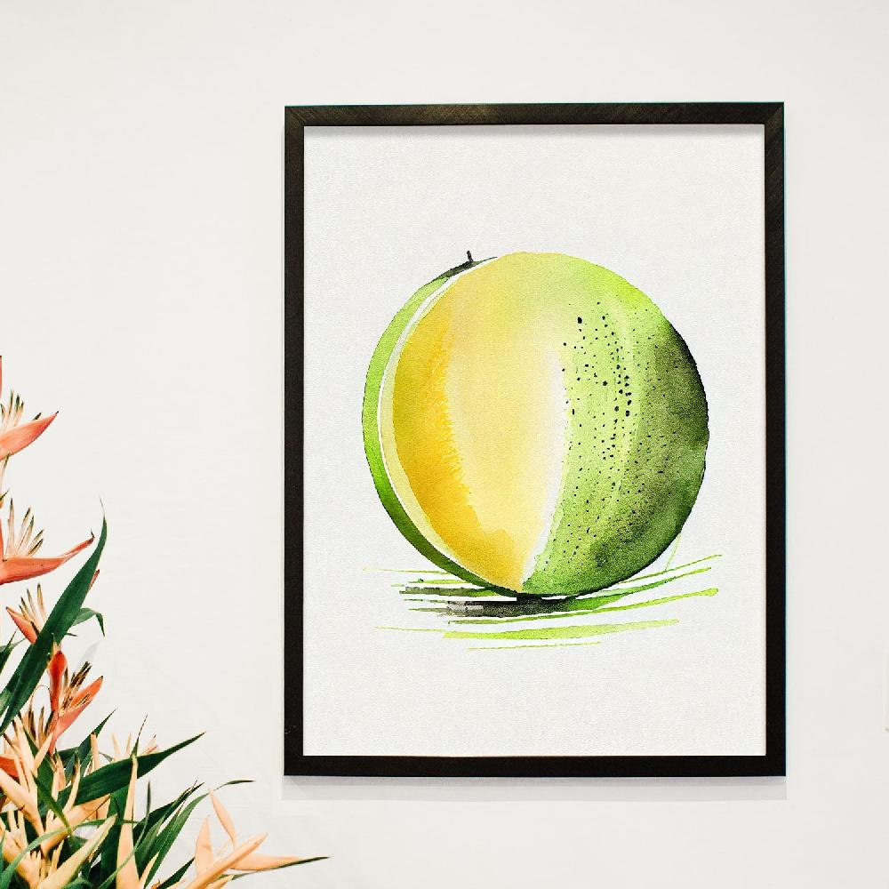 Nacnic Lámina Minimalista Melon_1 De Nacnic