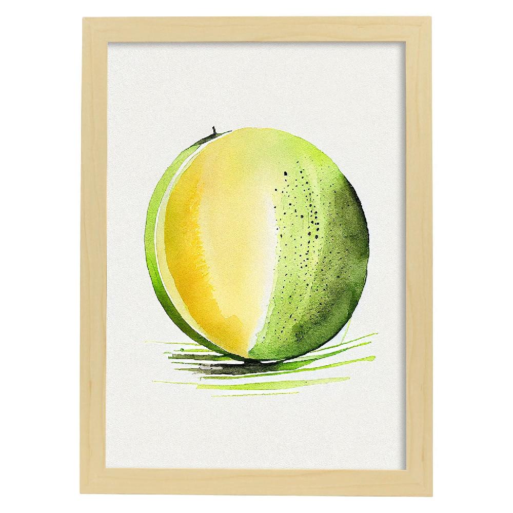 Nacnic Lámina Minimalista Melon_1 De Nacnic