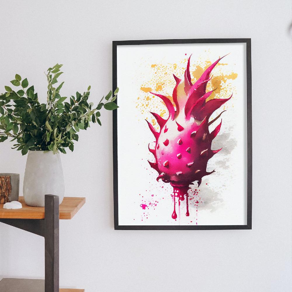 Nacnic Lámina Minimalista Nacnic De Dragonfruit