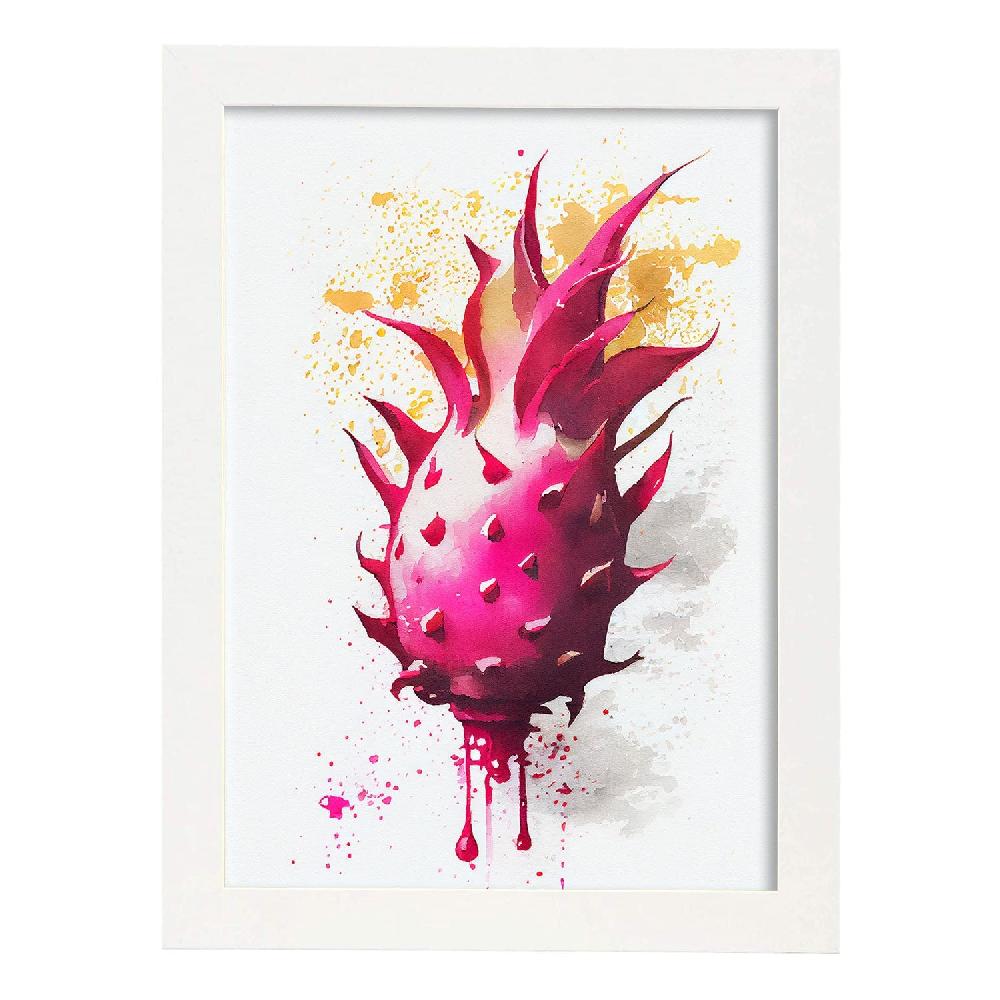 Nacnic Lámina Minimalista Nacnic De Dragonfruit
