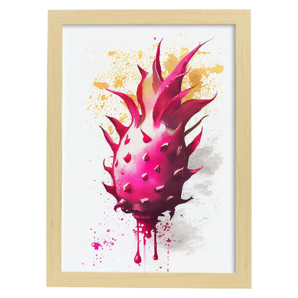 Nacnic Lámina Minimalista Nacnic De Dragonfruit