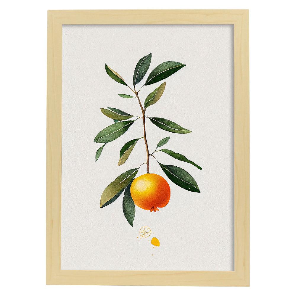 Nacnic Lámina Minimalista Nacnic Kumquat_1