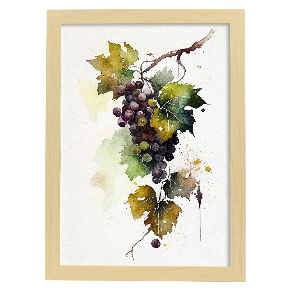 Nacnic Lámina Minimalista Nacnic Uvas_2