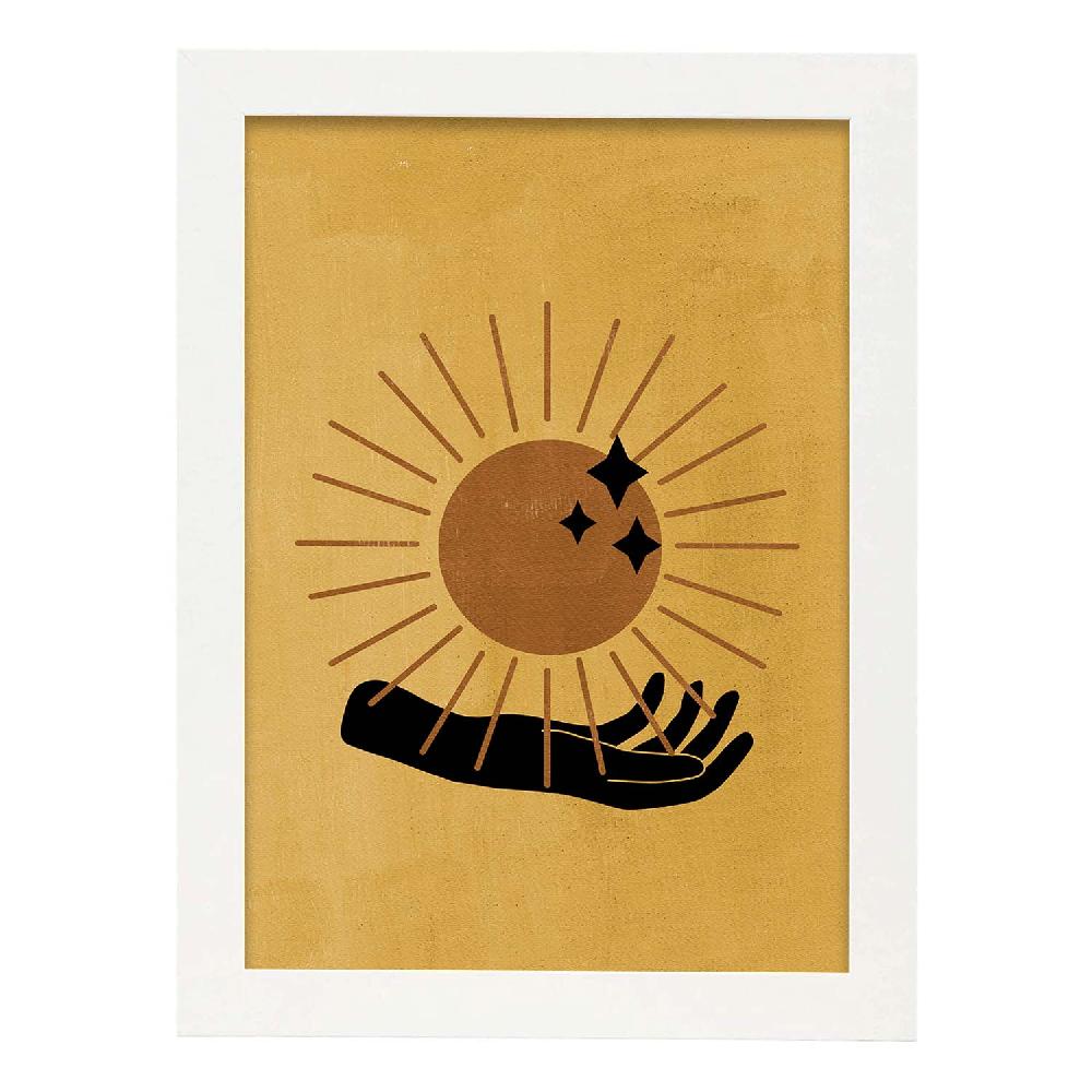 Nacnic Lámina Mística De Soles Y Lunas