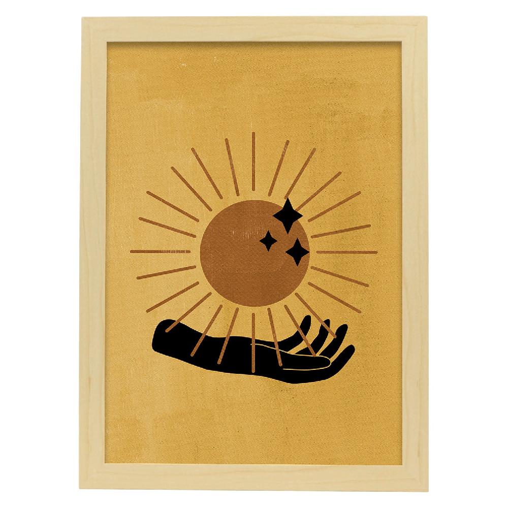 Nacnic Lámina Mística De Soles Y Lunas