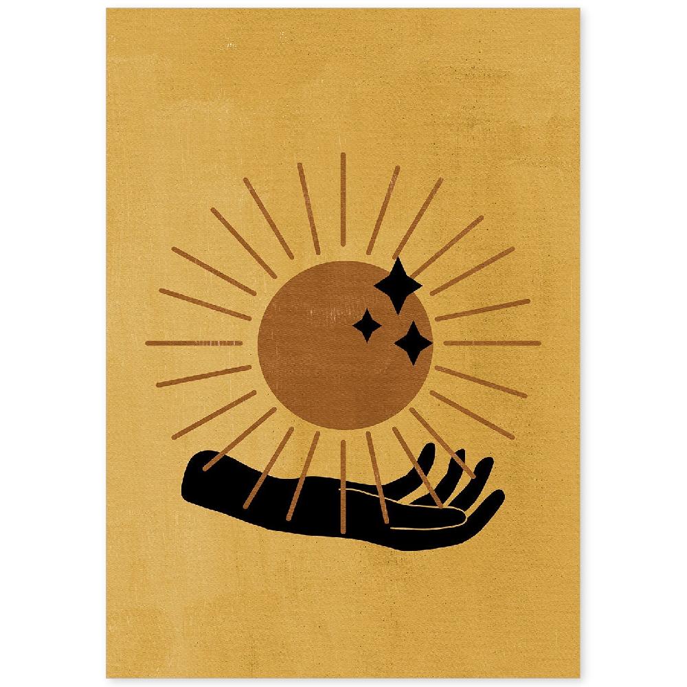 nacnic Lámina Mística de Soles y Lunas