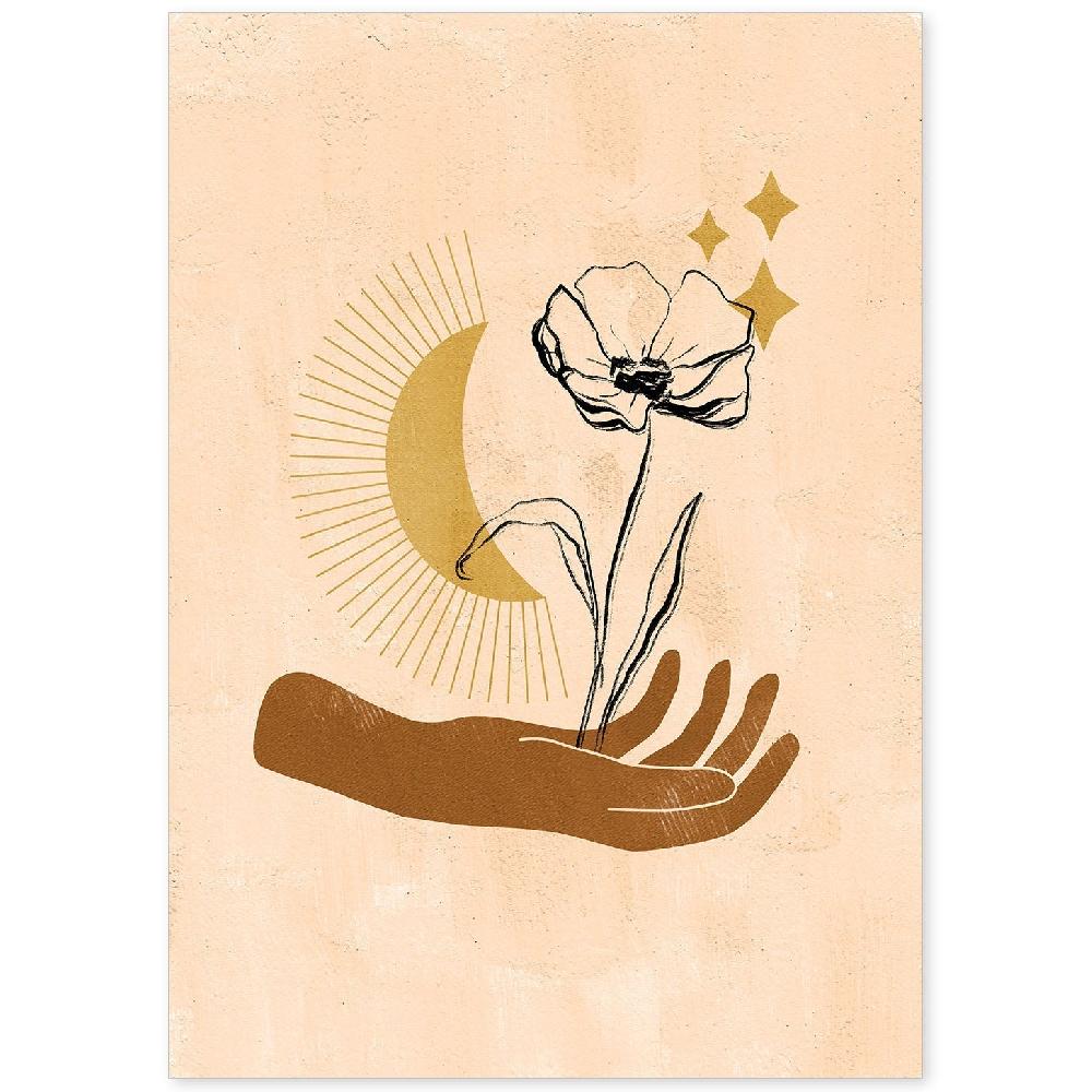 nacnic Lámina Mística de Soles y Lunas