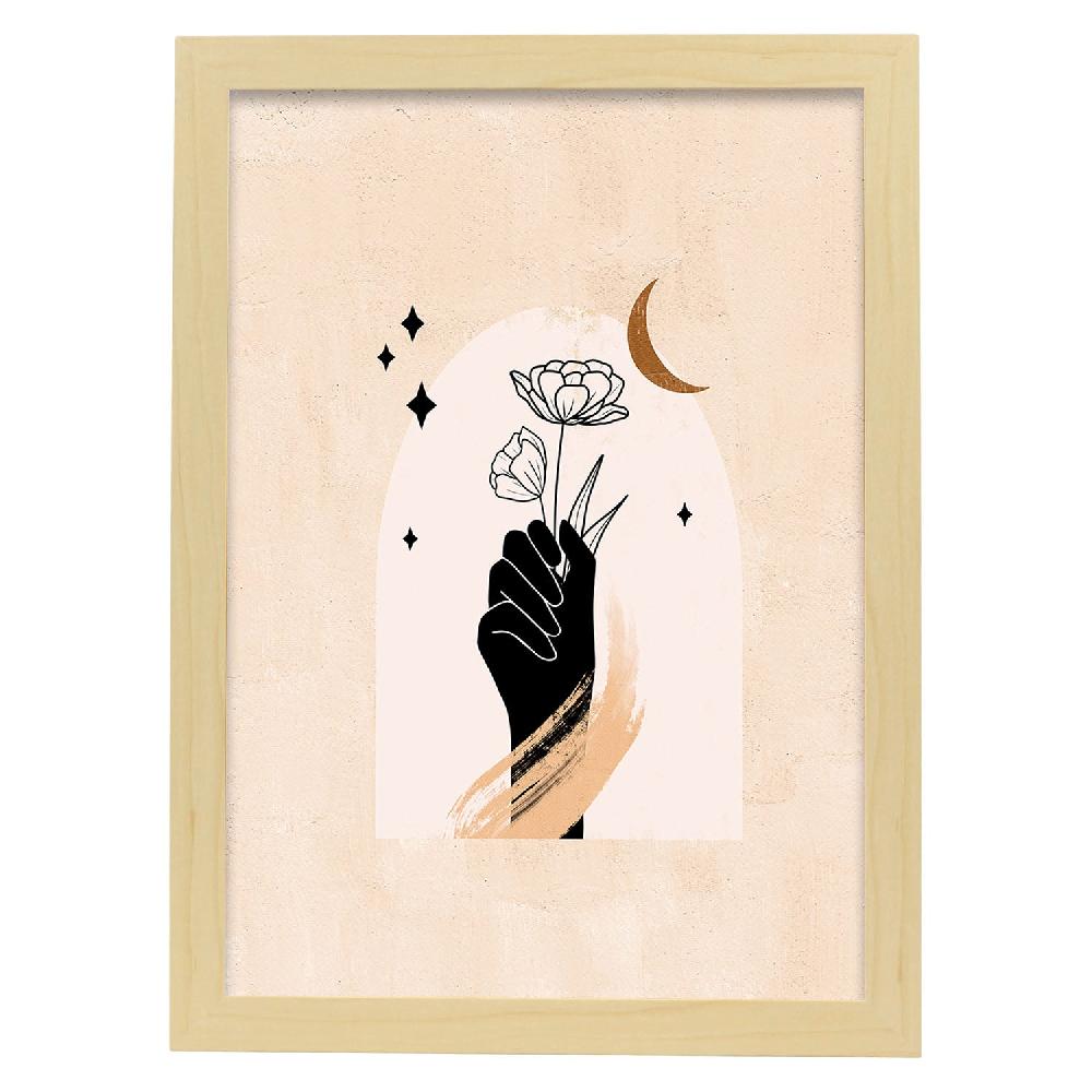 Nacnic Lámina Mística De Soles Y Lunas