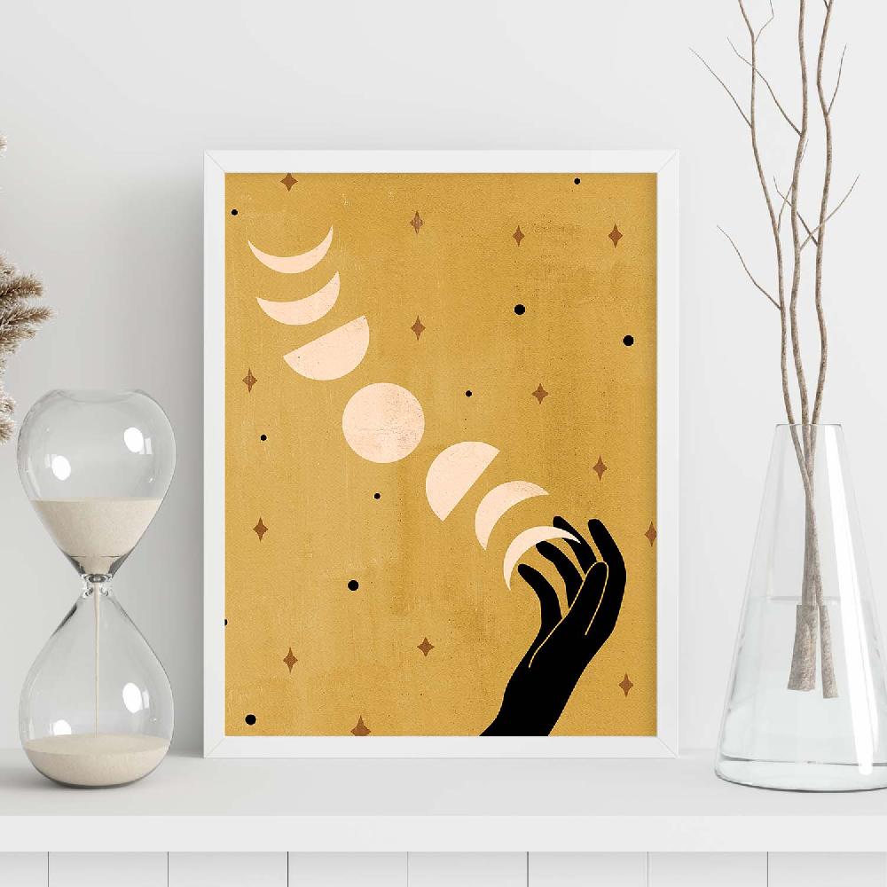 Nacnic Lámina Mística De Soles Y Lunas