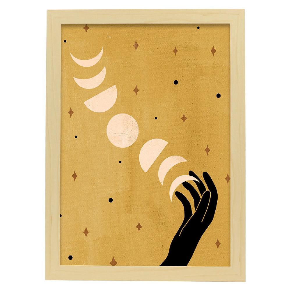 Nacnic Lámina Mística De Soles Y Lunas