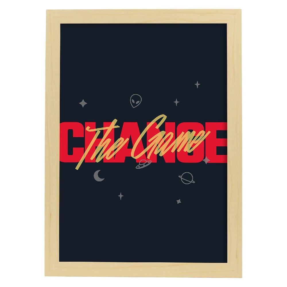 Nacnic Lámina Motivacional Cambia El Juego