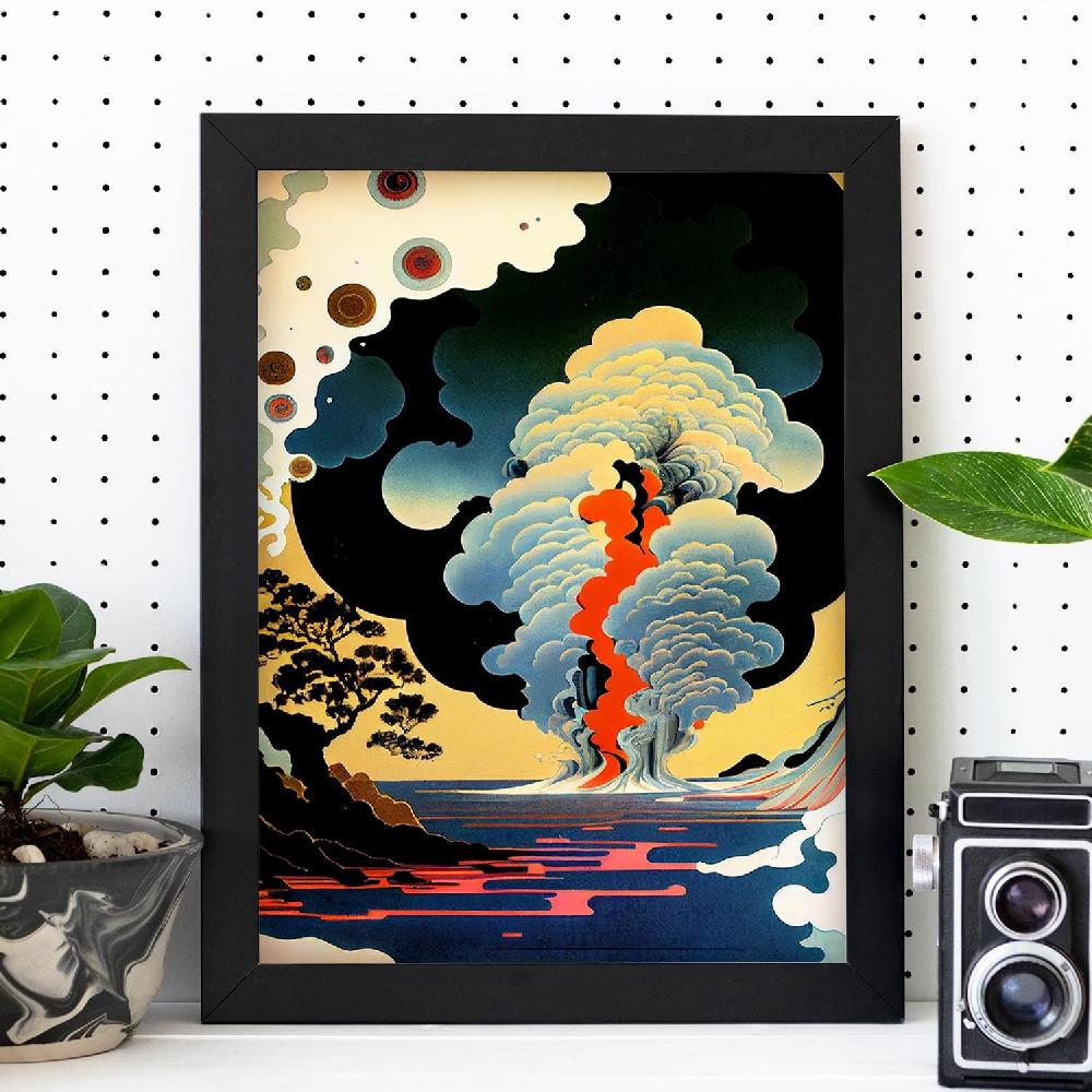 Nacnic Lámina Nacnic Abstract Surreal Ukiyo 14