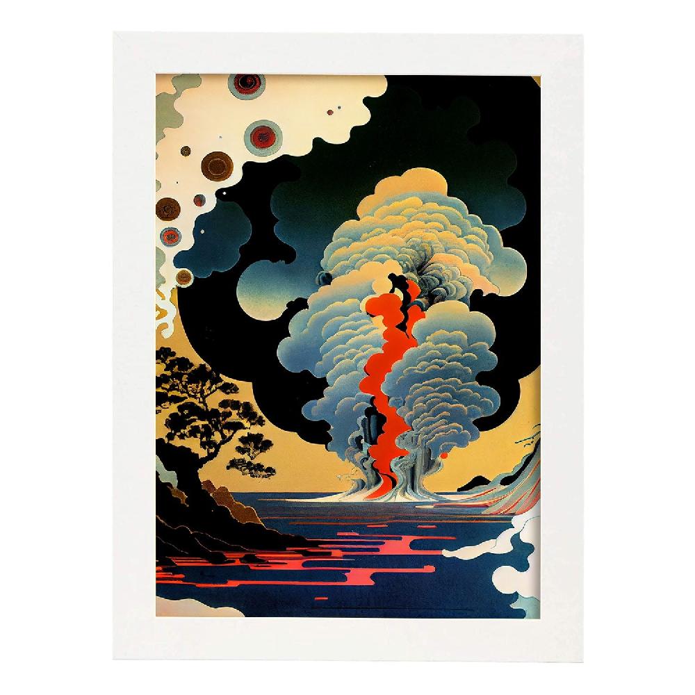 Nacnic Lámina Nacnic Abstract Surreal Ukiyo 14