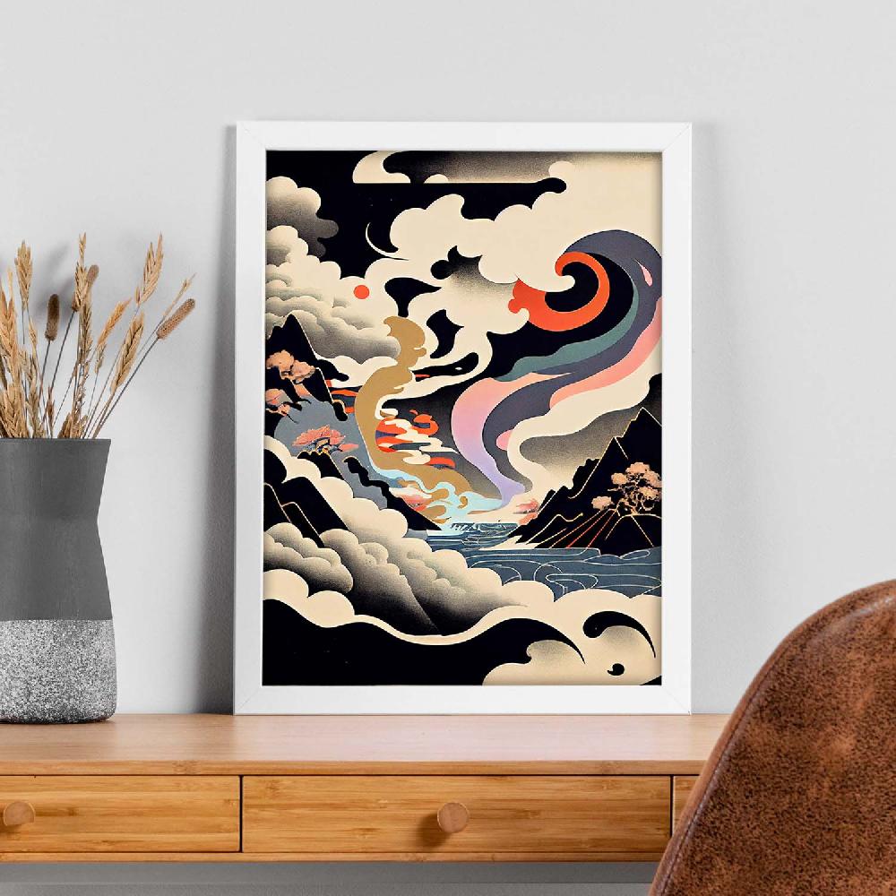Nacnic Lámina Nacnic Abstract Surreal Ukiyo 28