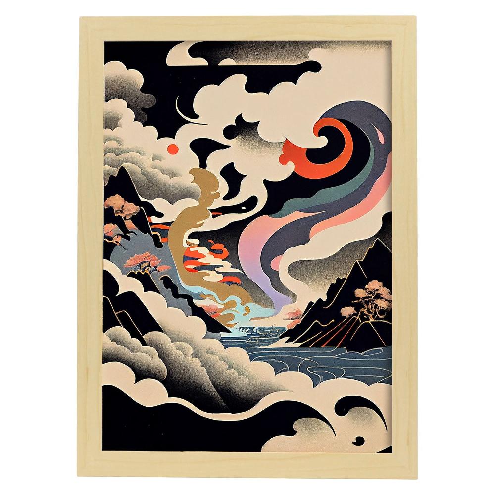 Nacnic Lámina Nacnic Abstract Surreal Ukiyo 28