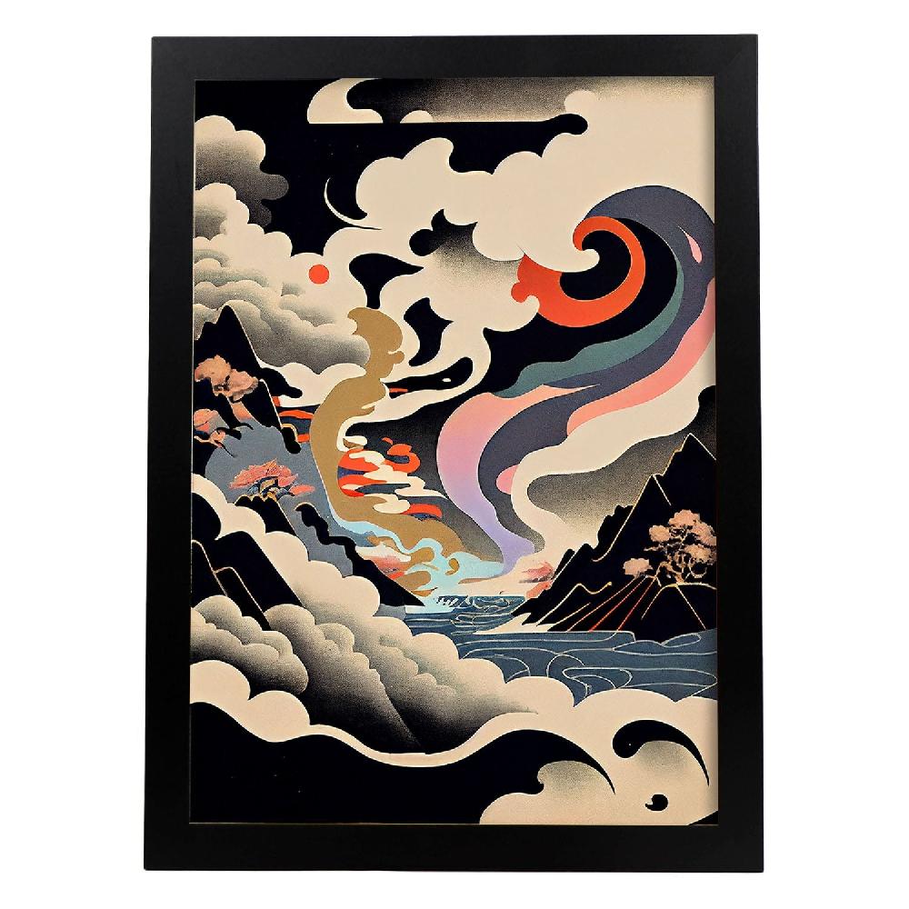 nacnic Lámina Nacnic Abstract Surreal Ukiyo 28