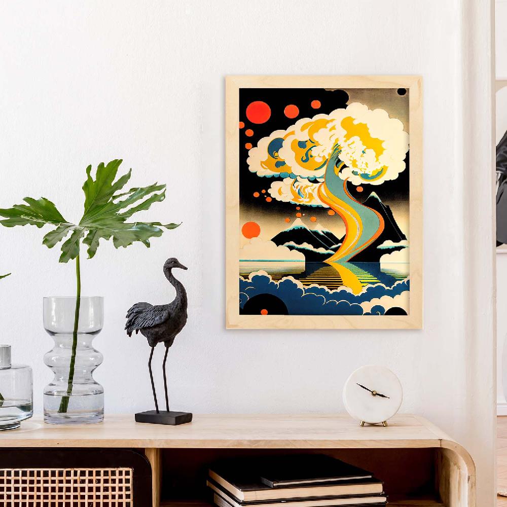 Nacnic Lámina Nacnic Abstract Surreal Ukiyo 35