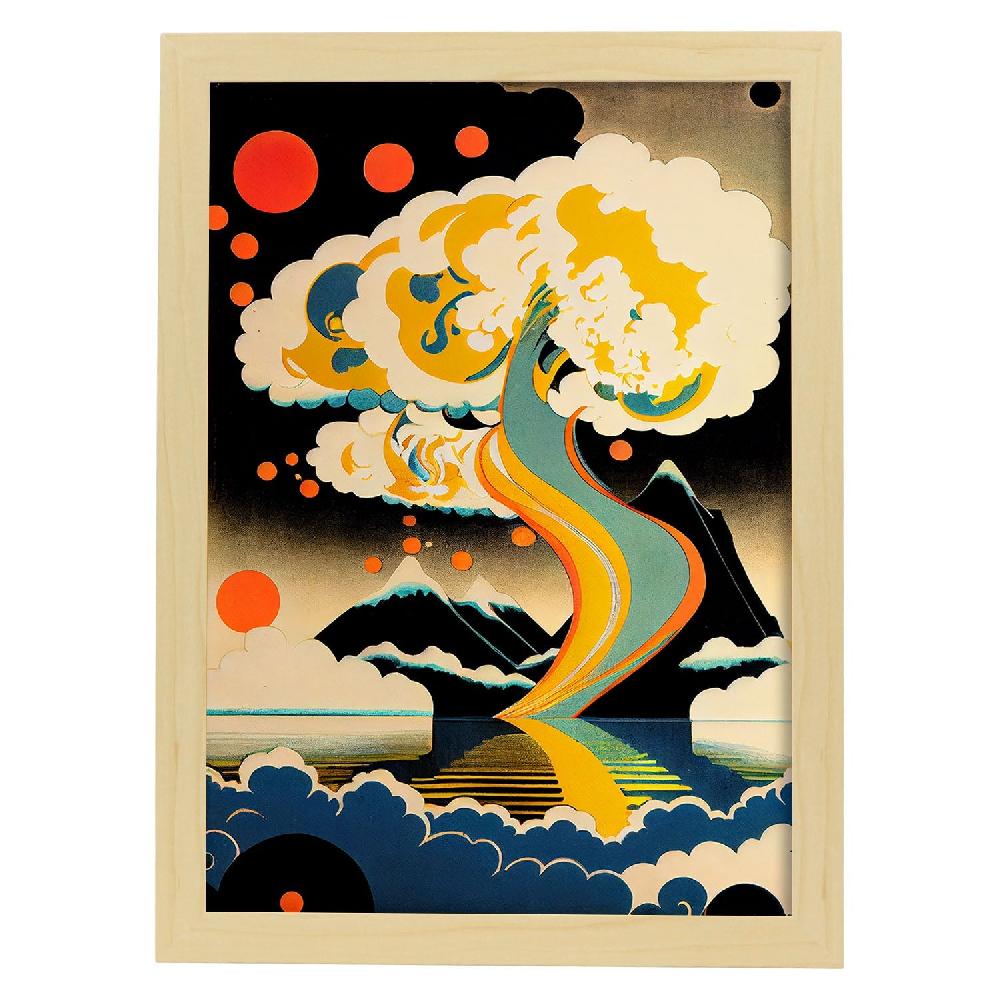 Nacnic Lámina Nacnic Abstract Surreal Ukiyo 35