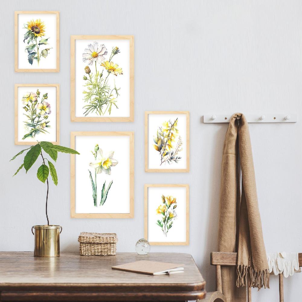 Nacnic Lámina Nacnic Amarillo Para Dormitorio
